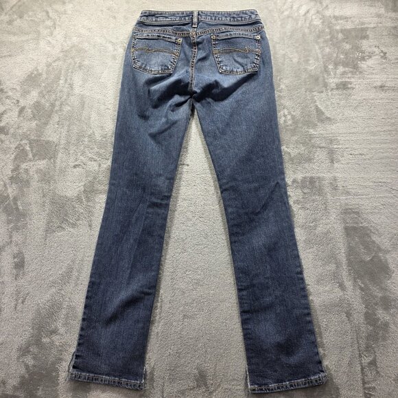 Silver Jeans Malibu Jeans Womens 27 Straight Leg Distressed Denim Made Canada - Picture 2 of 9
